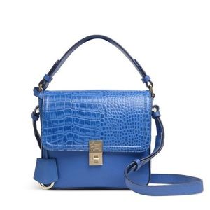 Radley Dorset Street - Faux Croc in Yale Blue